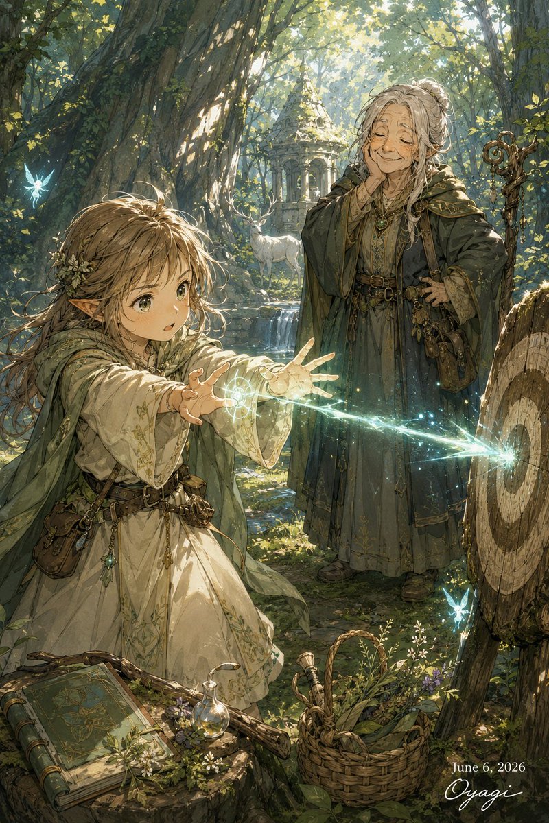 Girl Performs Newly Learned Magic