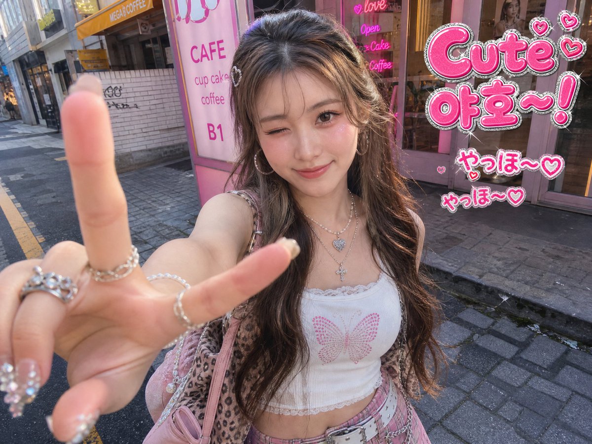 Millennium Gyaru Street Selfie