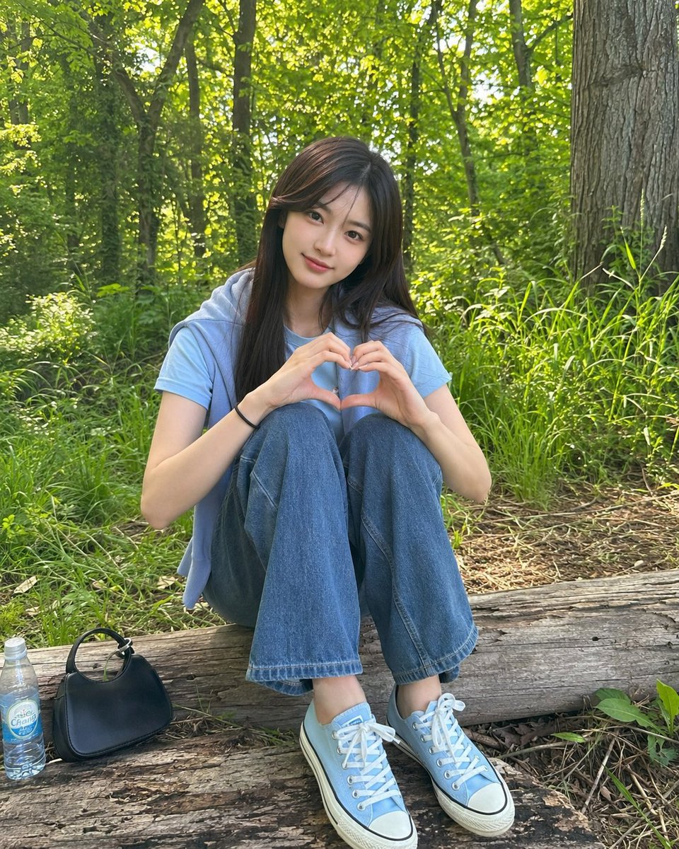 Fresh Forest Girl Summer Portrait