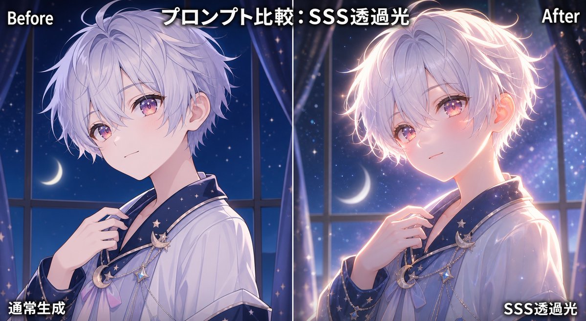 Anime SSS Lighting Comparison