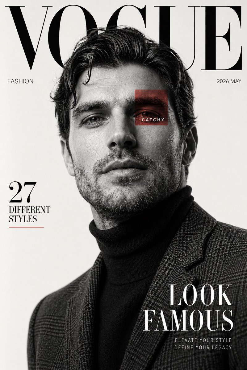 Luxury Fashion Editorial Cover