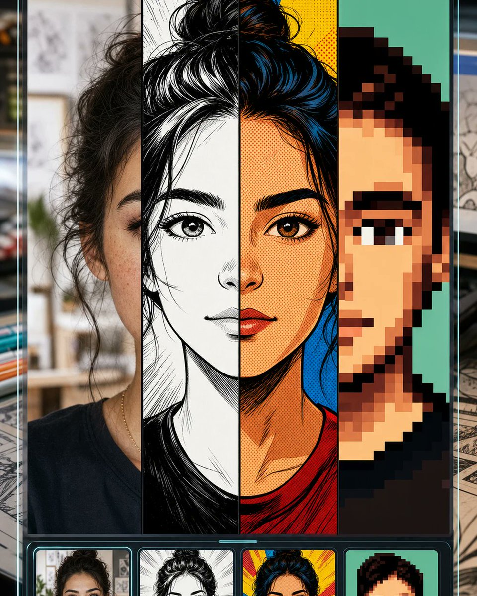 Selfie Comic Transformer App