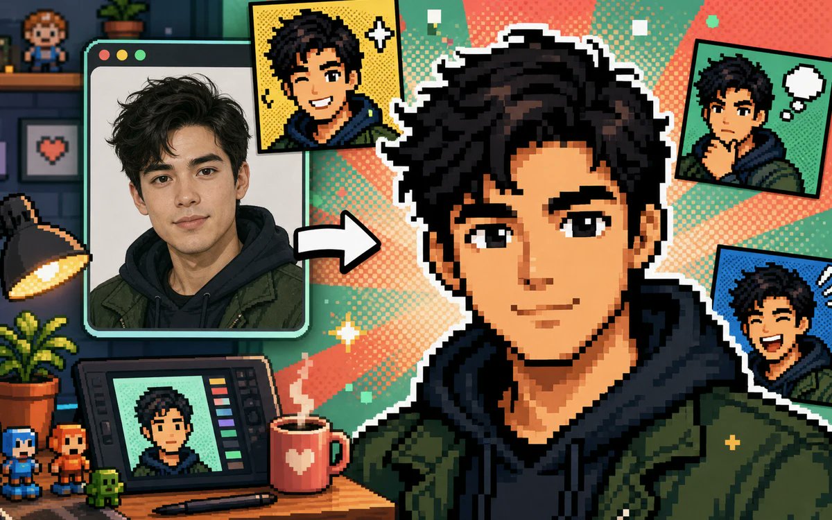 Pixel Comic Avatar Generator
