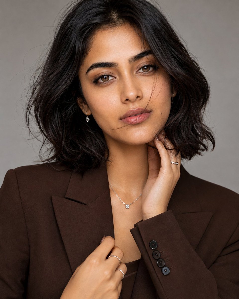 Elegant Studio Fashion Portrait