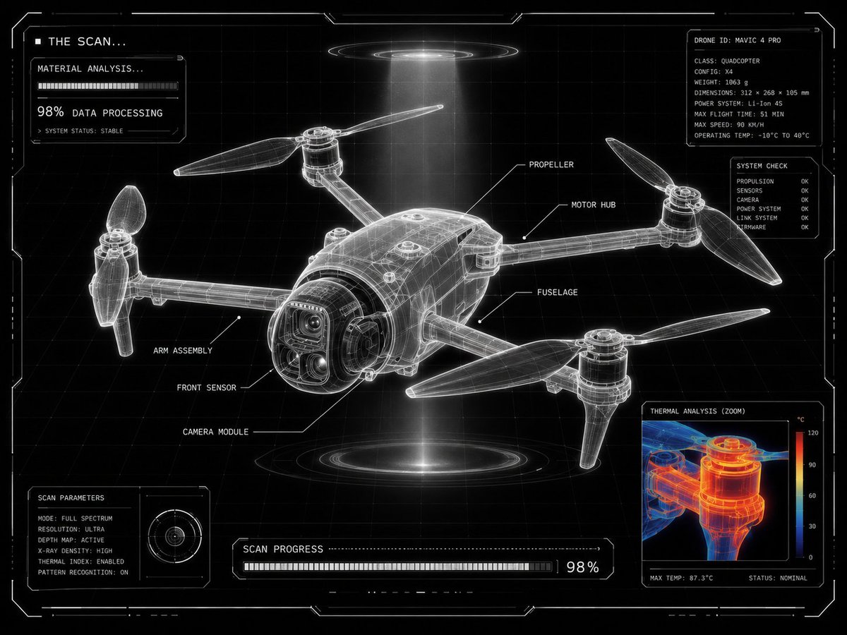 Futuristic Product Scan Interface