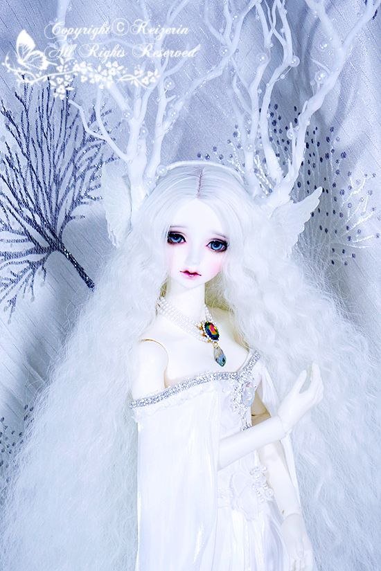 Icy Winter Fairy Doll Portrait