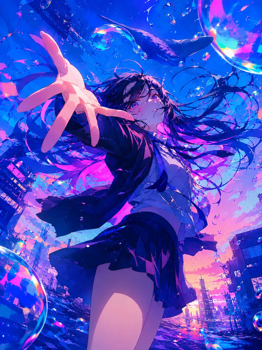 Whale Sky Dream Girl