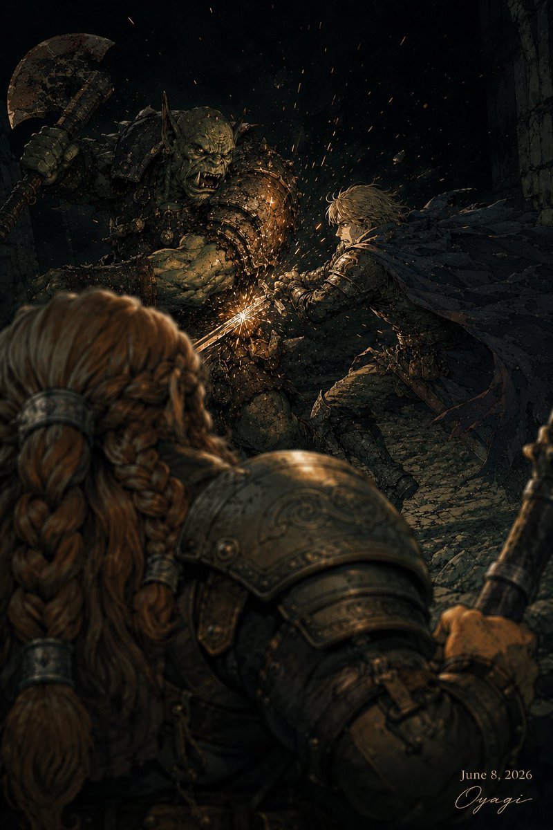 Ruins Night Orc Duel