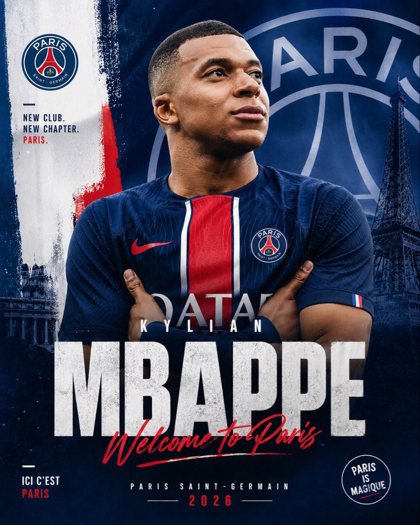 PSG Transfer Poster Design
