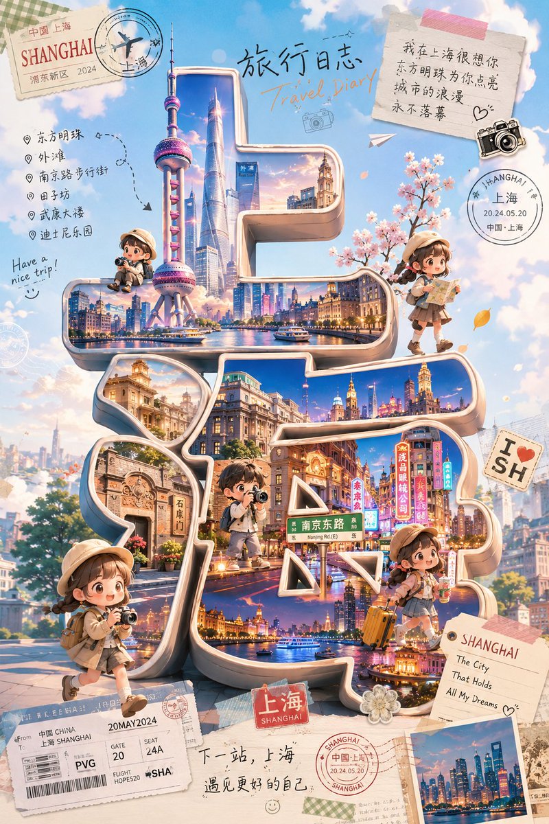 Shanghai Chibi Travel Journal
