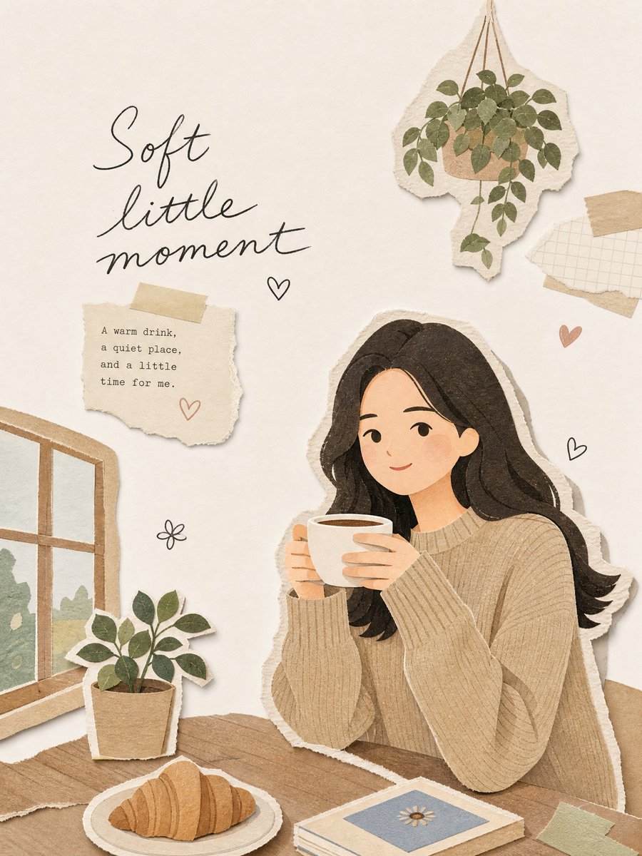 Cozy Journal Sticker Collage