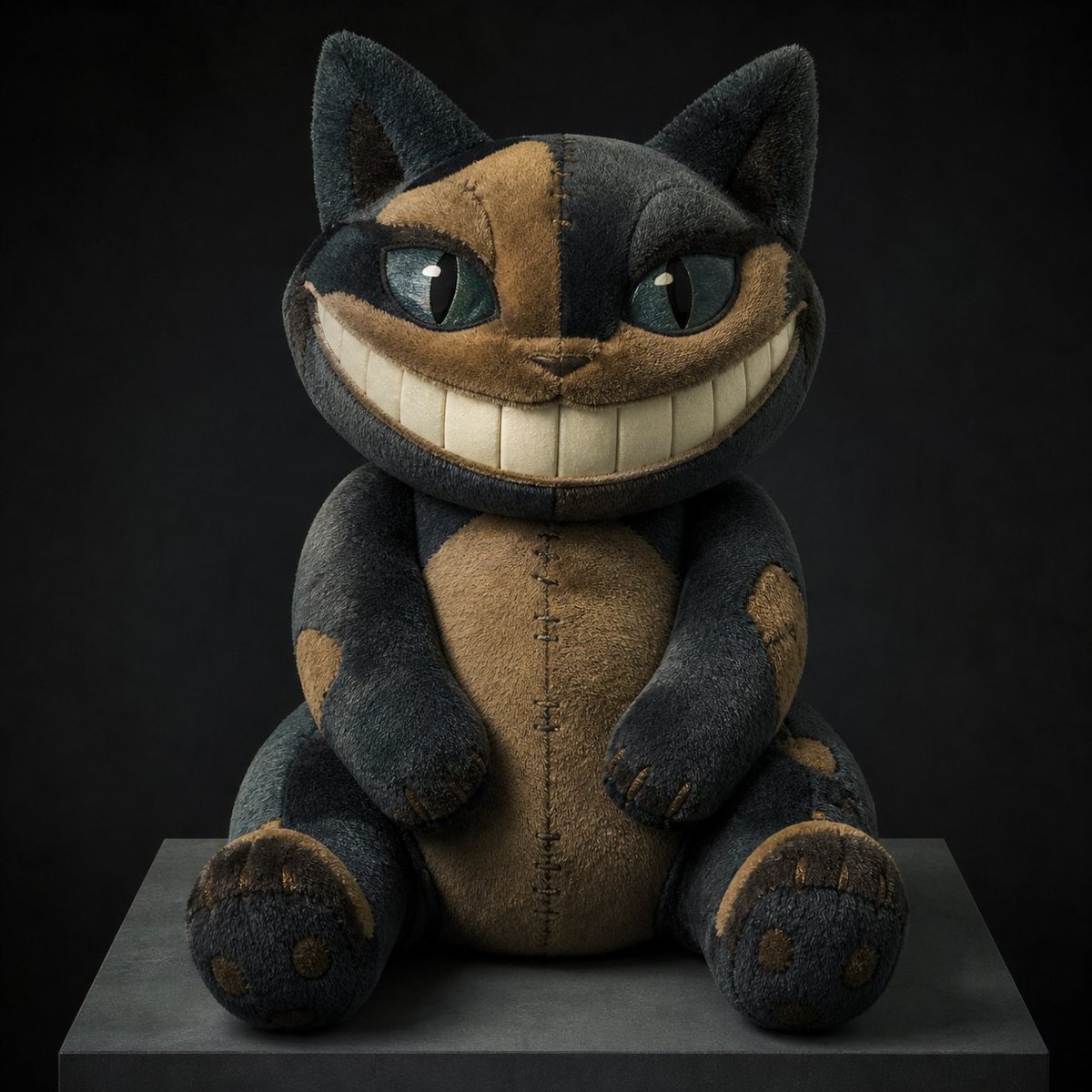 Cheshire Cat Handmade Plush Toy