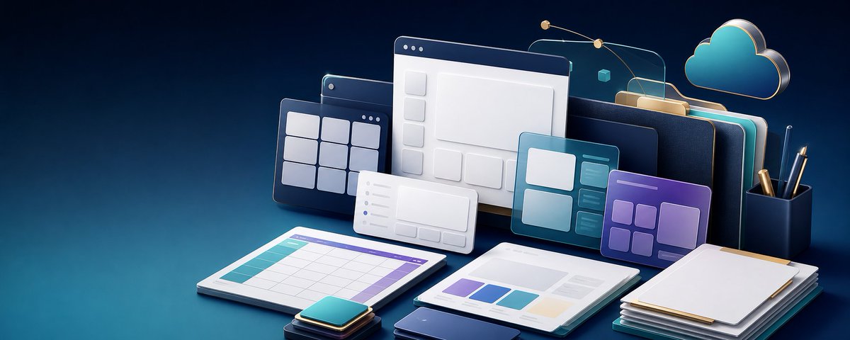3D Isometric Tech Workspace Illustration