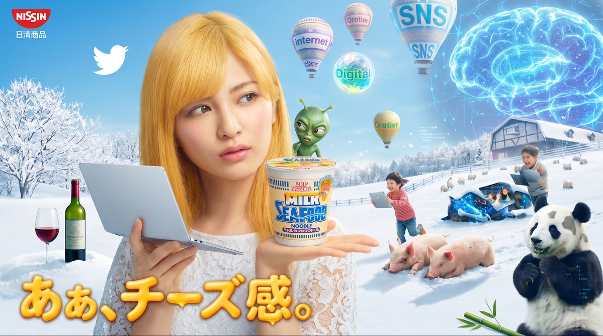 Surreal Japanese Cup Noodle Ad
