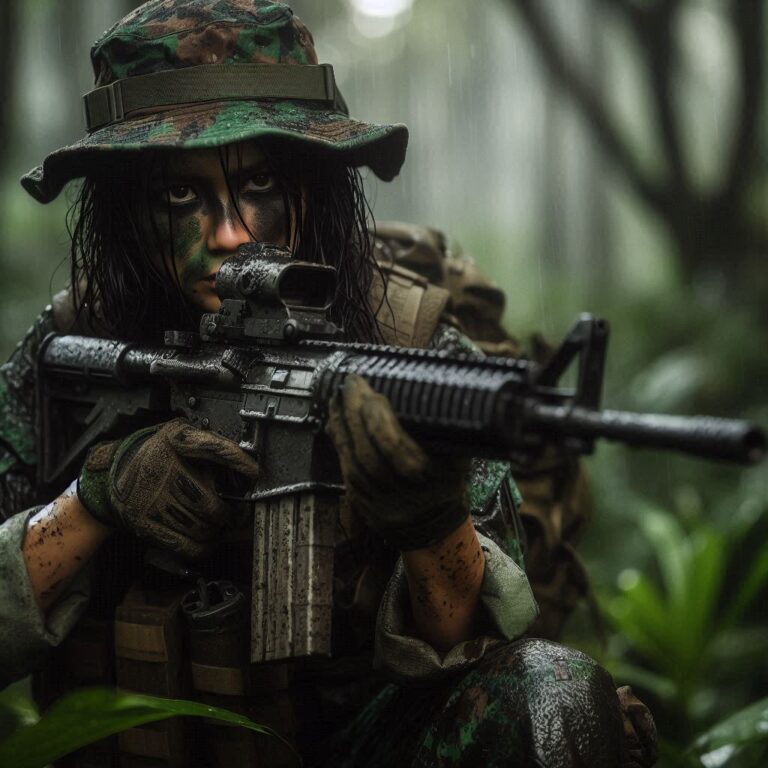 Indonesian Army Jungle Operator Art