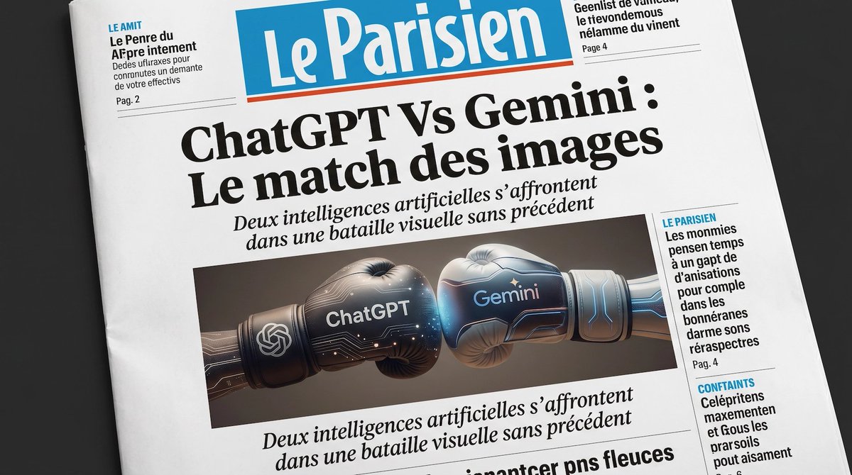 AI Image Battle Newspaper Front Page