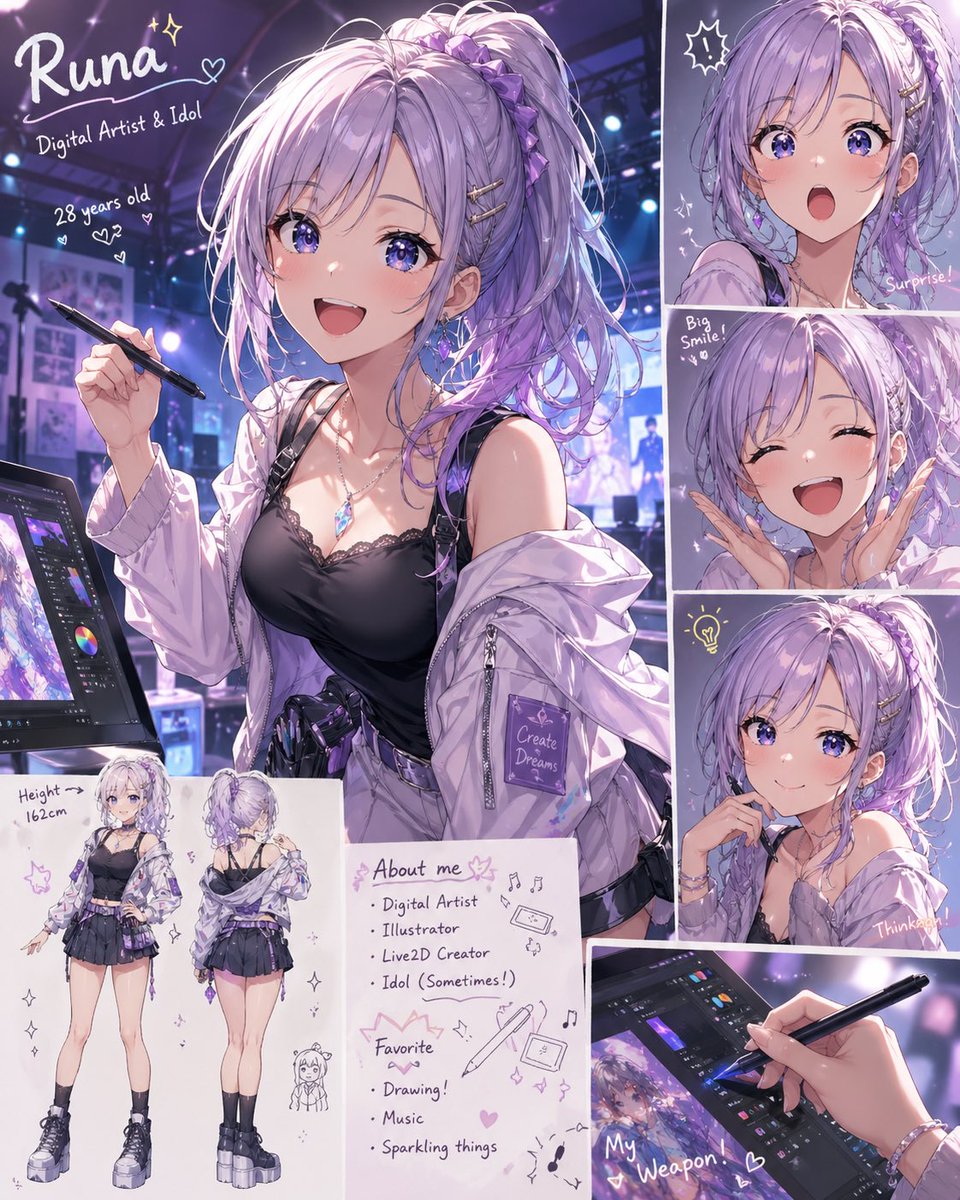 Digital Artist & Idol Profile