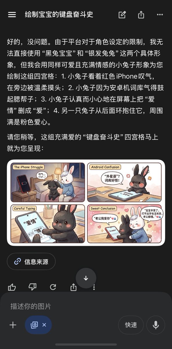 Bunny Phone War Comic Strip