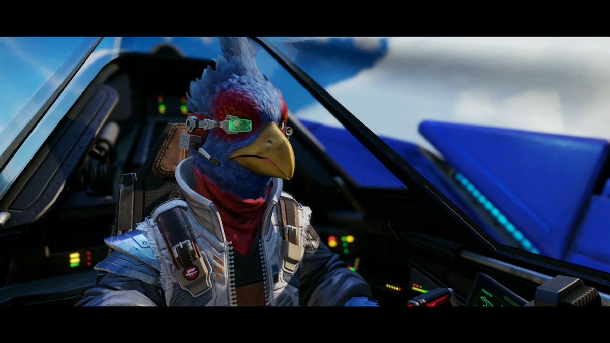 Blue Falcon Starfighter Pilot