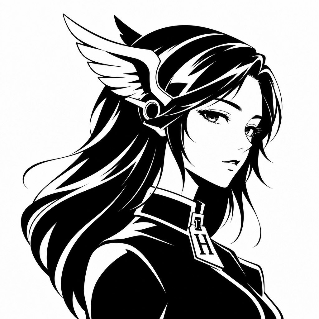 Mythic Goddess Monochrome Avatar