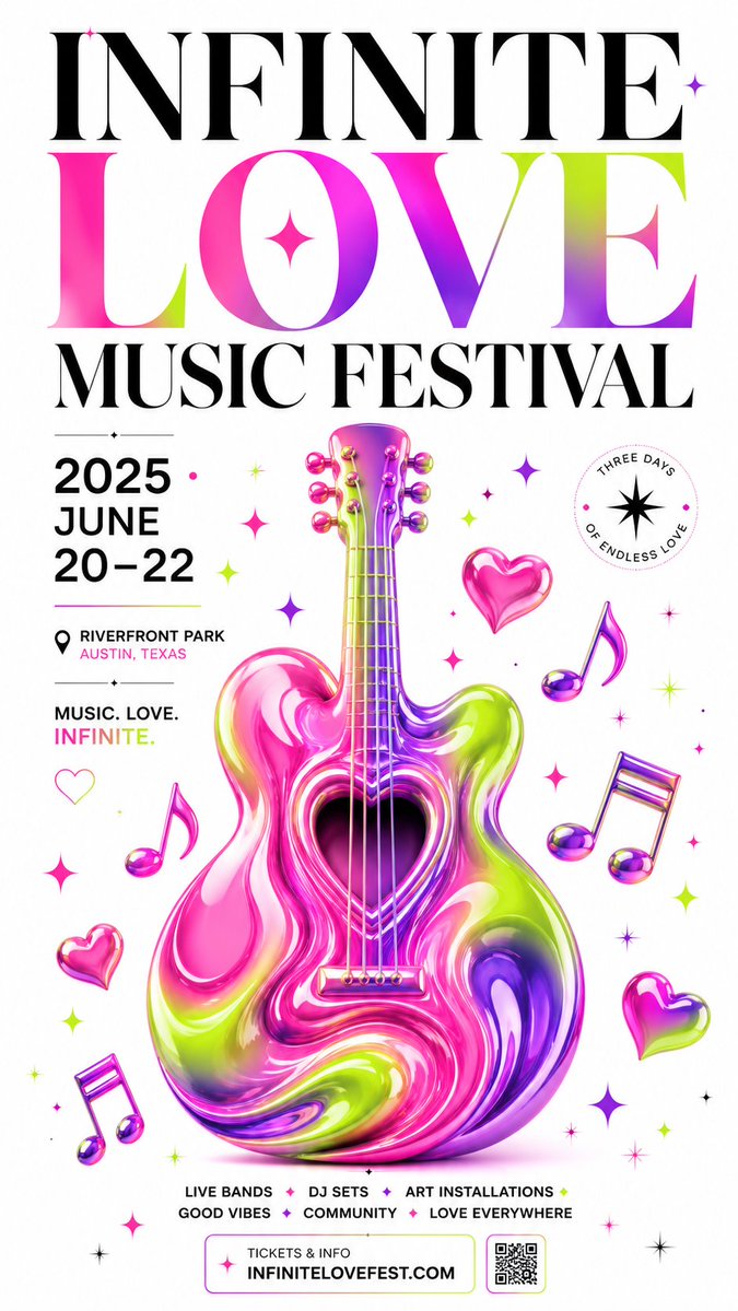 Infinite Love Music Festival Poster