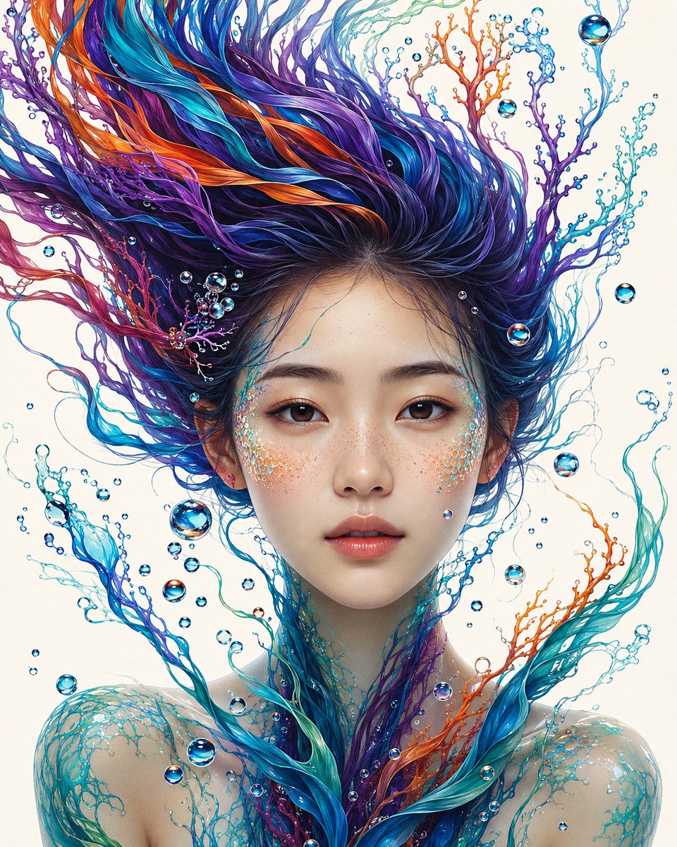 Water Spirit Ethereal Portrait