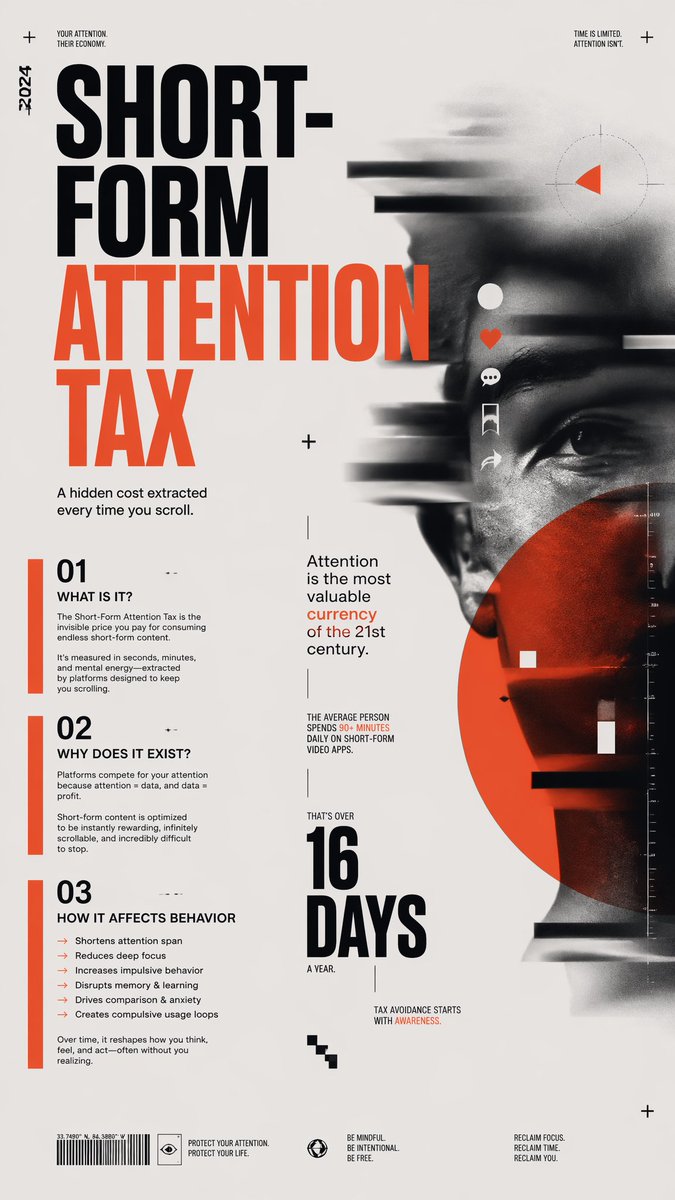 Short-Form Attention Tax
