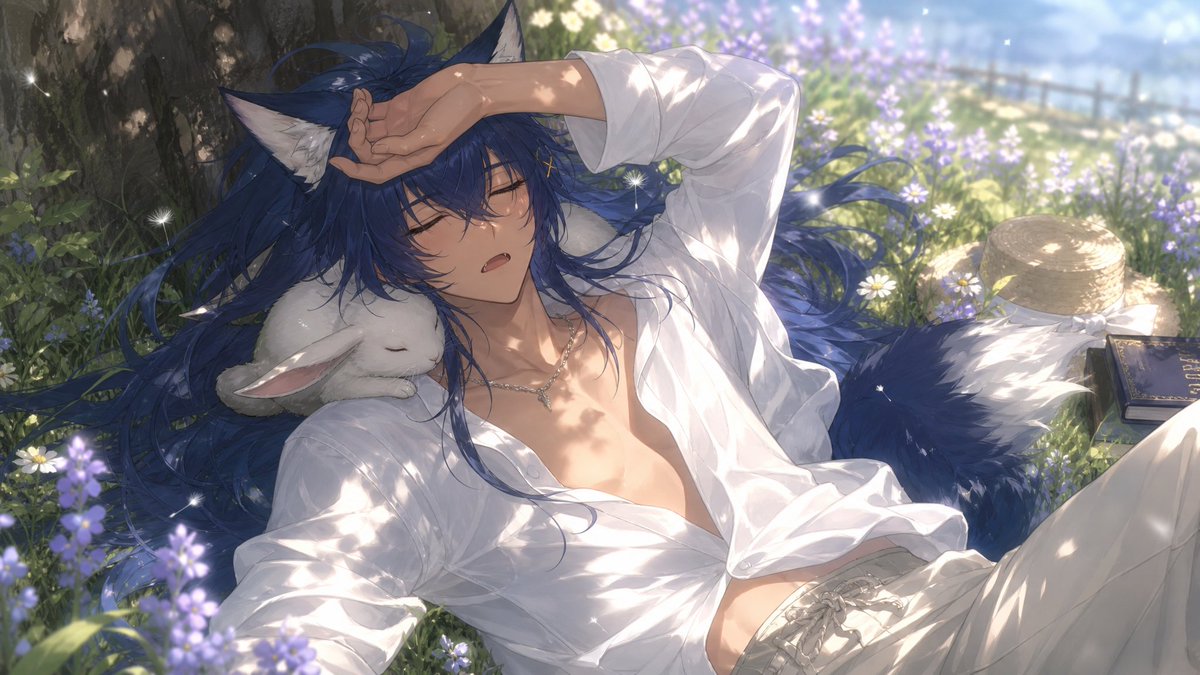 Wolf-Eared Boy's Meadow Nap