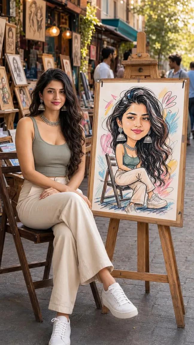 Art Market Street Portrait