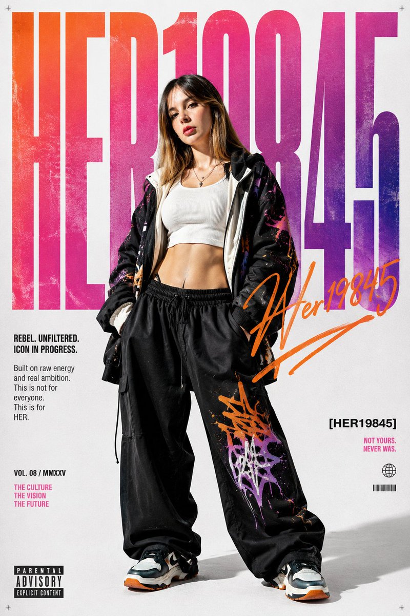 Rebel Streetwear Fashion Poster