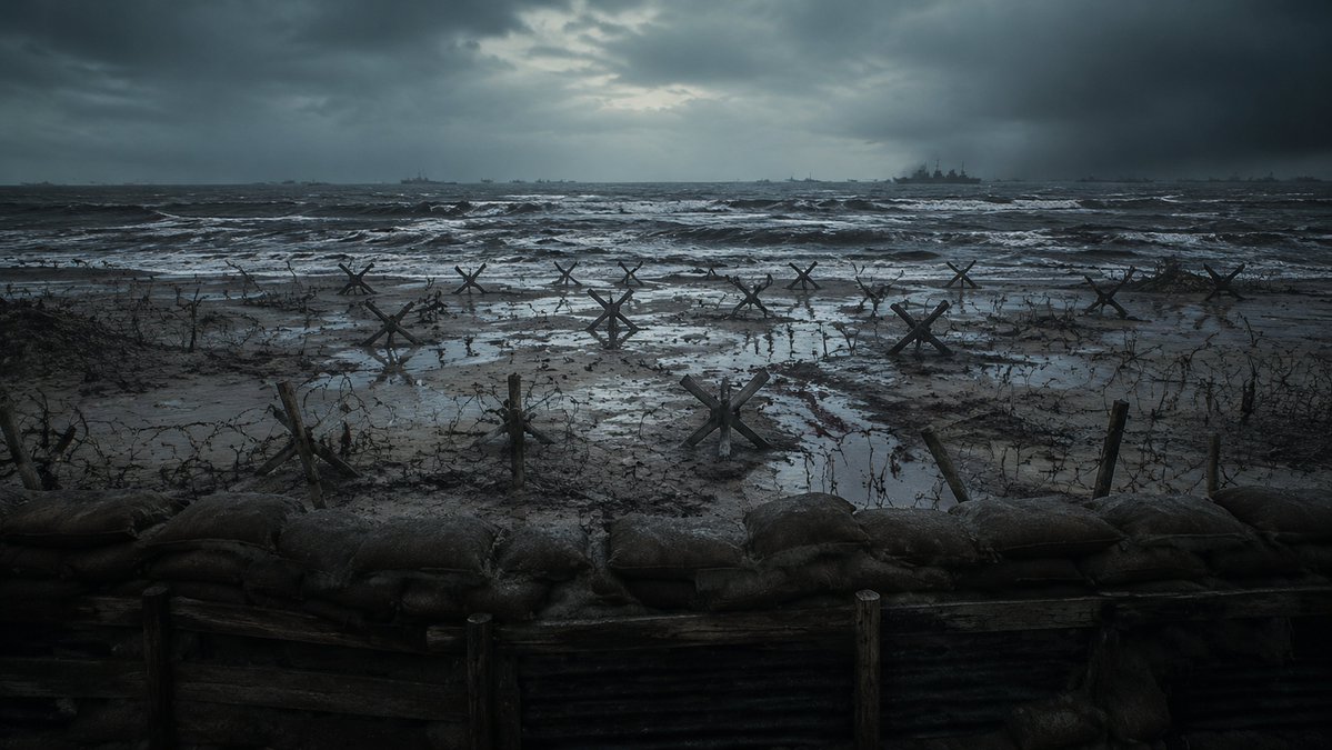 WWII Trench Defense Line