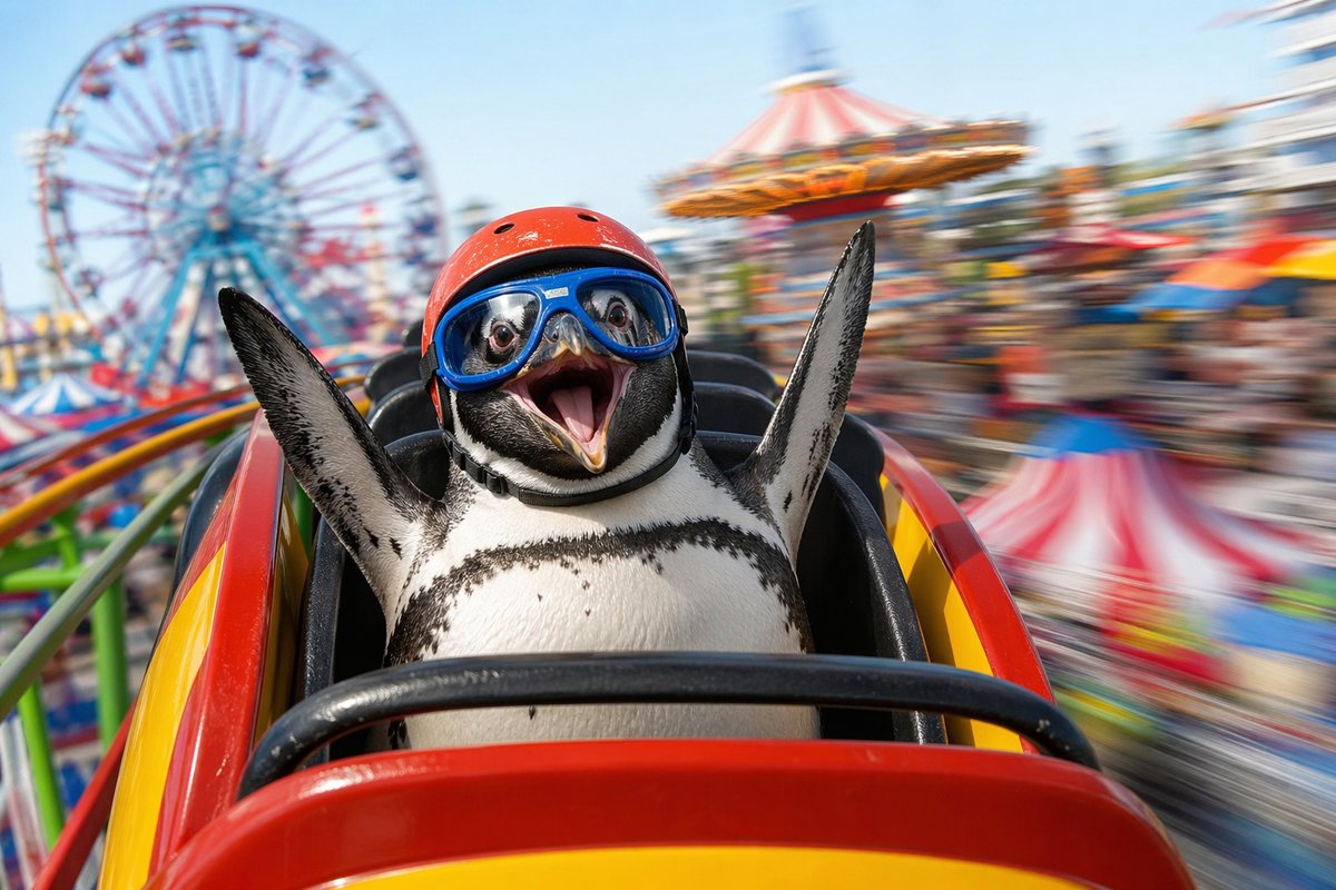 Penguin's Roller Coaster Adventure