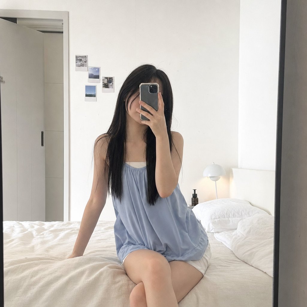 Mirror Selfie Natural Phone Vibe