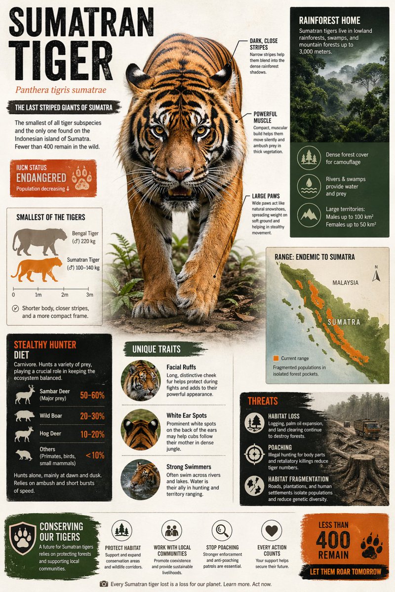 Sumatran Tiger: Last Striped Giants