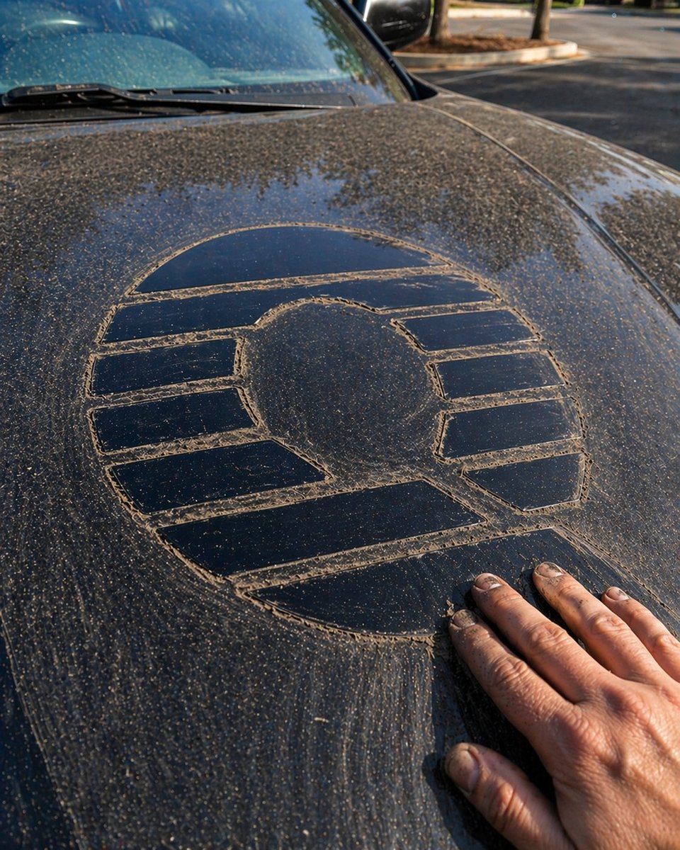 Dust Art Car Hood Logo