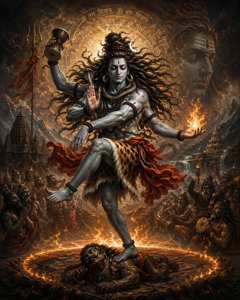 Fiery Tandava Dance of Shiva