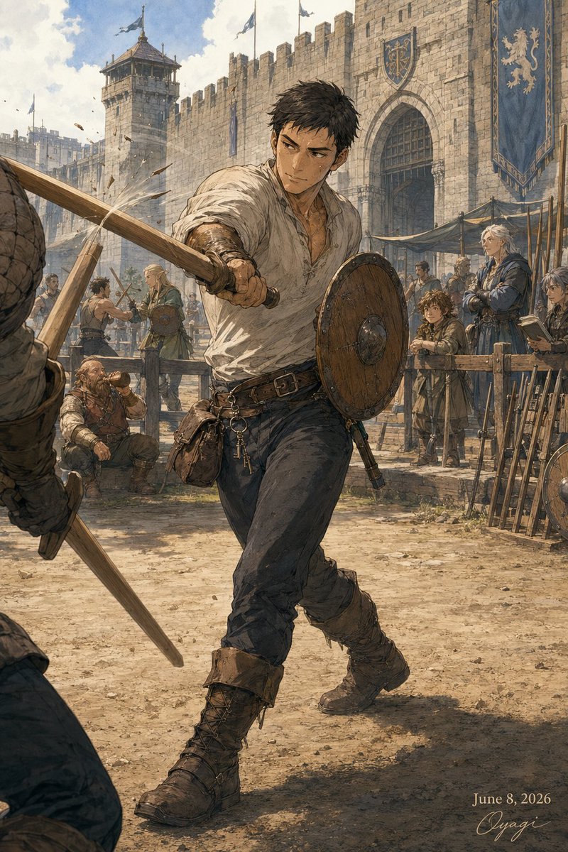 Medieval Training Yard Battle