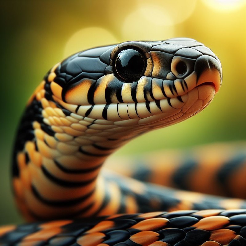 Tiger Snake Cover Photo in Soft-Focused Natural Light