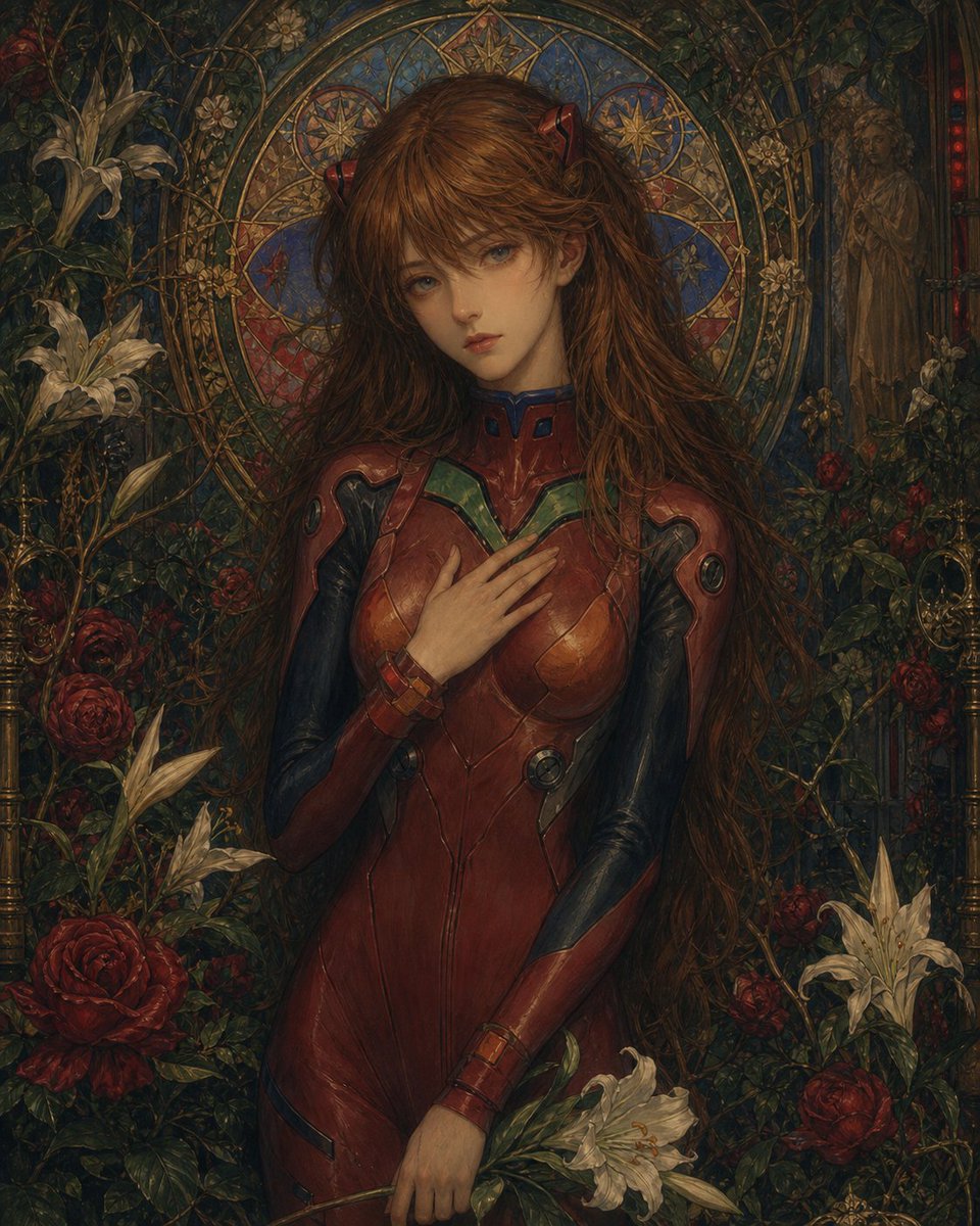 Gothic Mecha Saint Portrait