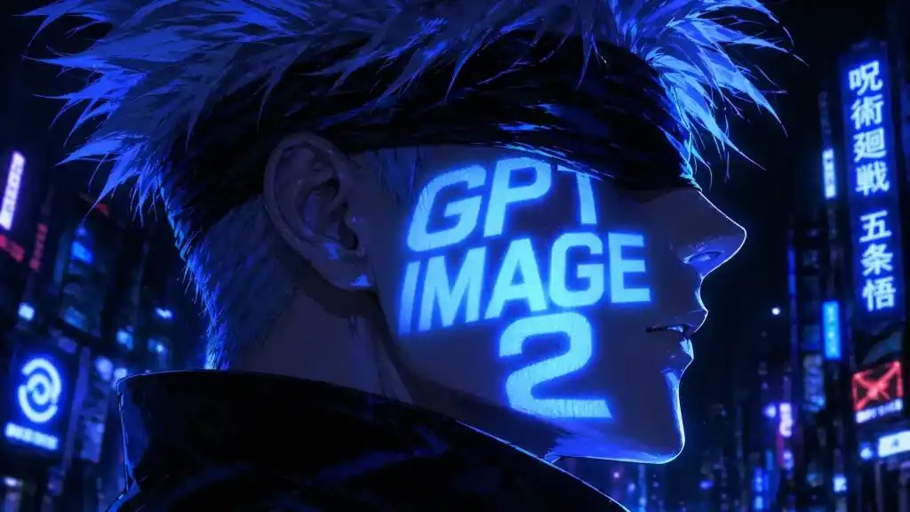 Cyberpunk Anime Boy Neon Portrait