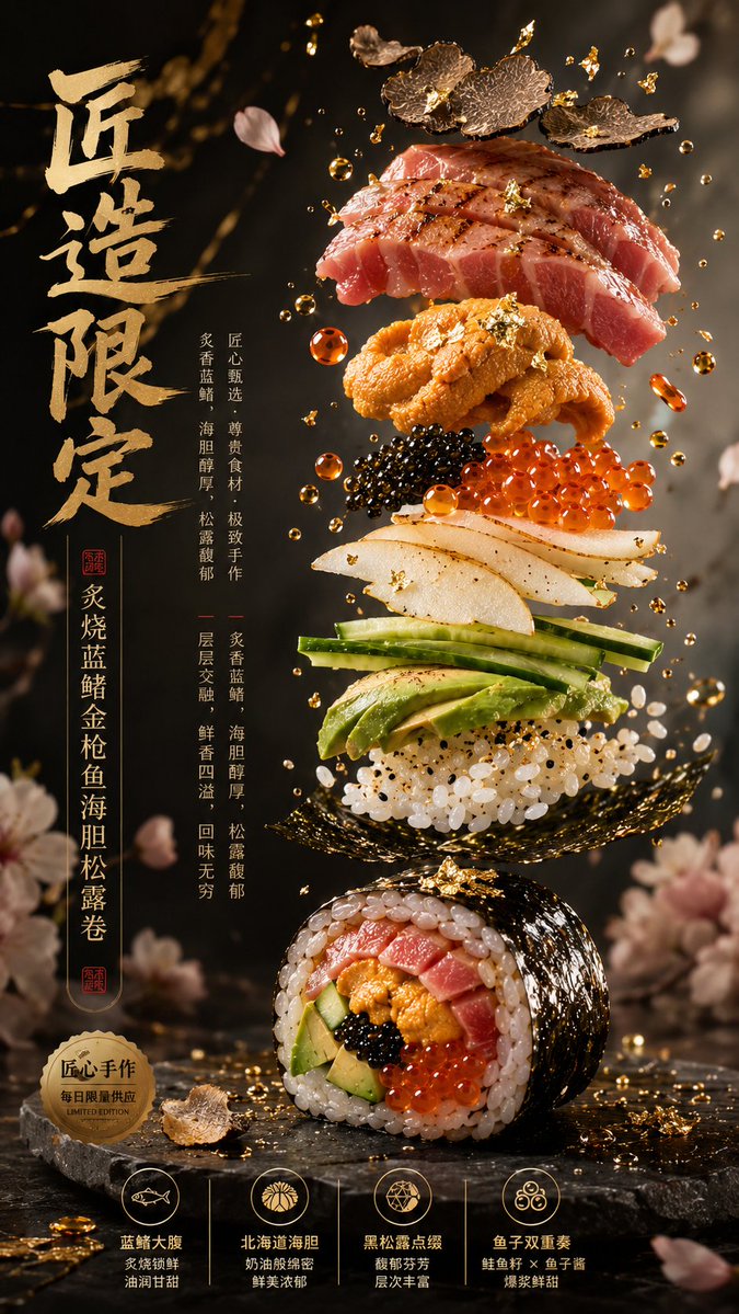 Black Gold Floating Cuisine