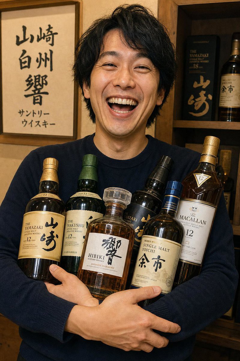 Happy Whiskey Uncle Smiling