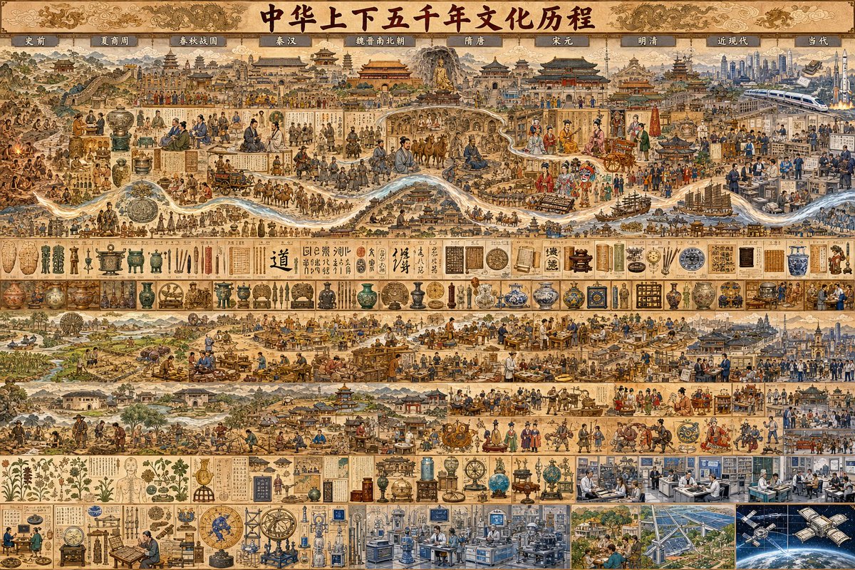Chinese Civilization Panoramic Timeline