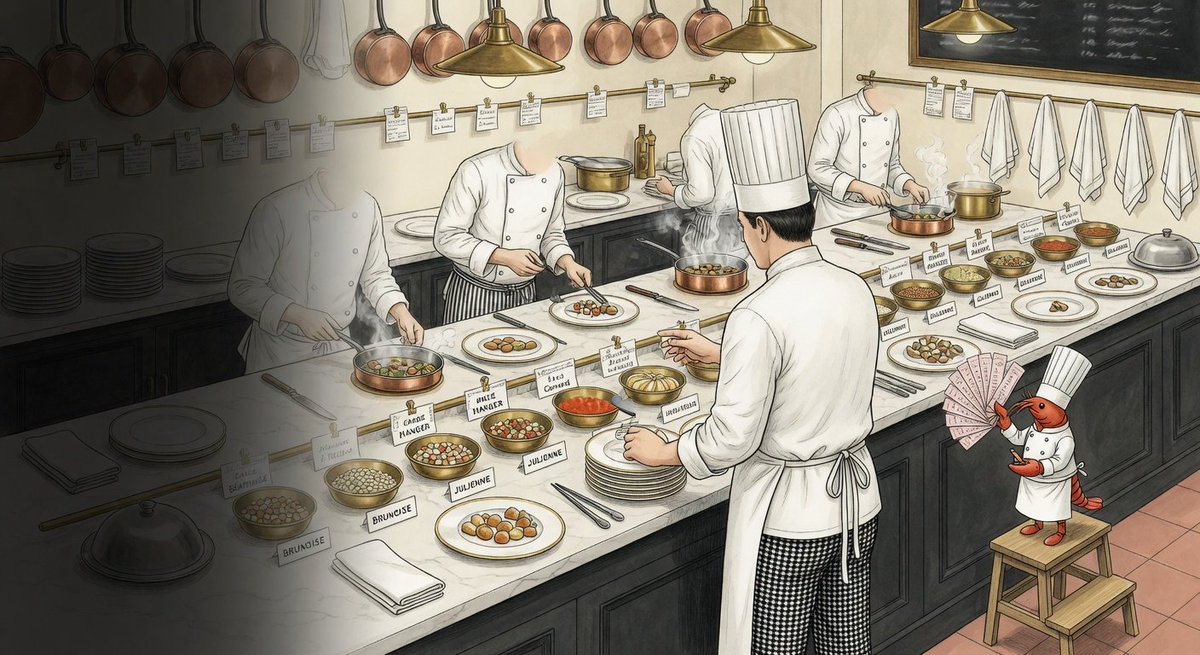 Surreal Cursed Kitchen Illustration