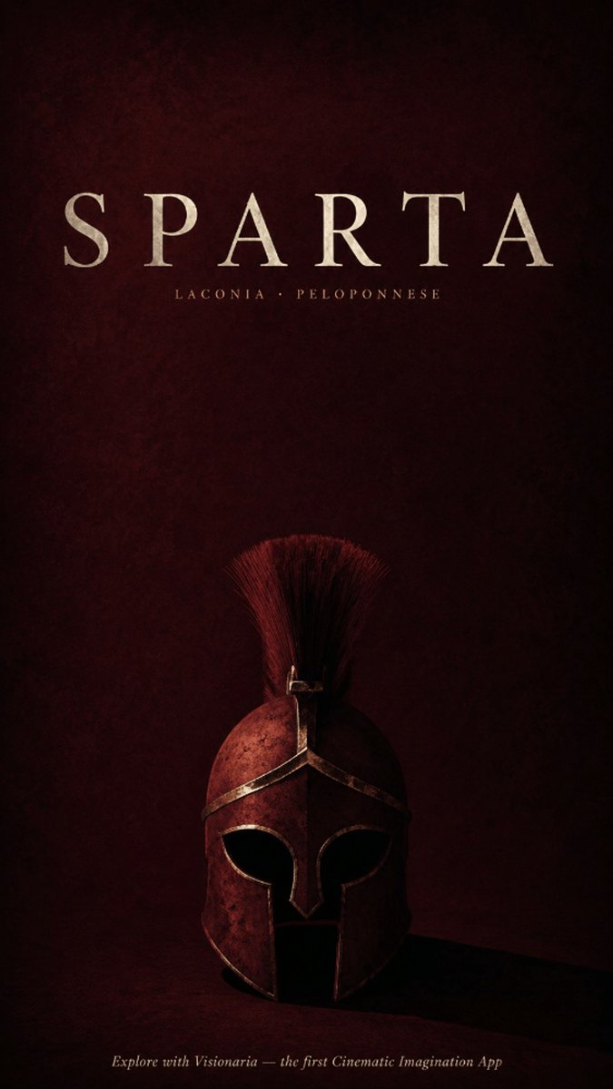 Sparta Cinematic Historical Poster