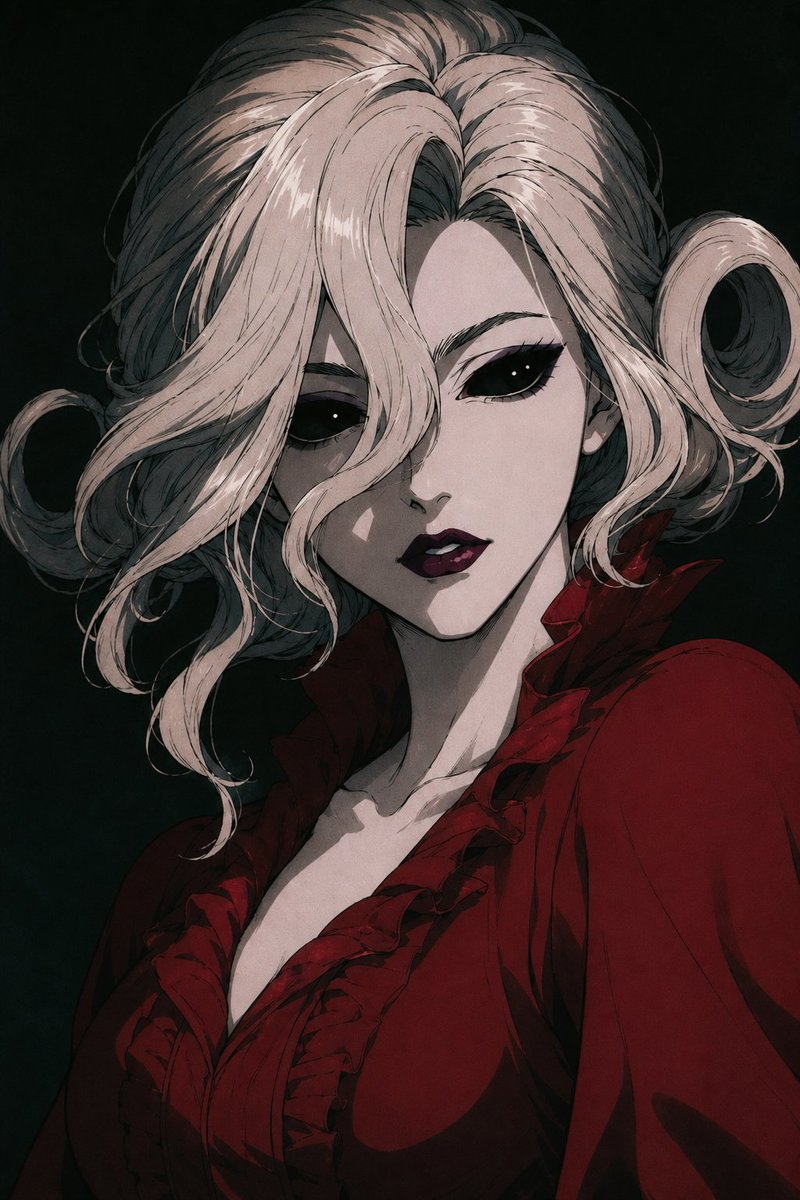 Dark Gothic Vampire Queen Portrait