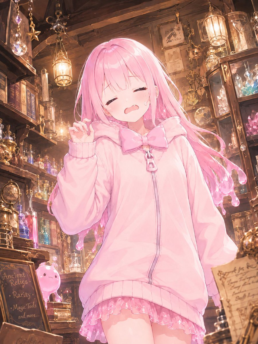 Magical Girl in Antique Shop