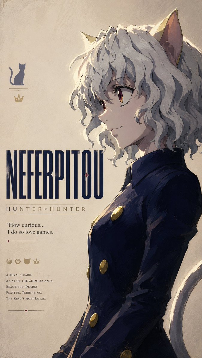 Neferpitou Royal Guard Portrait