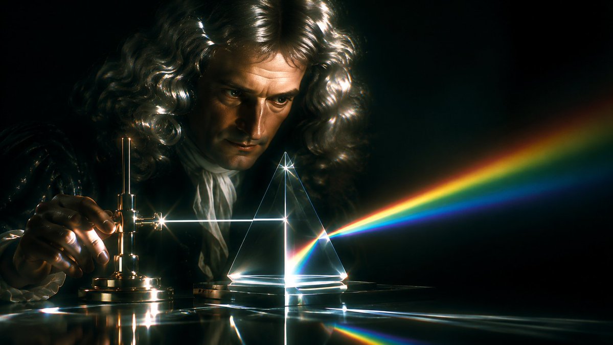 Newton Prism Experiment Cinematic Scene