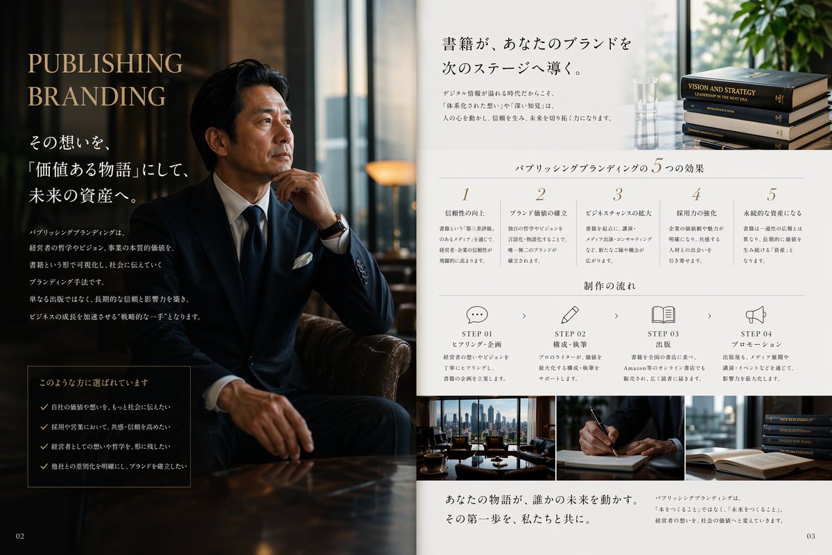 Luxury Japanese Magazine PR Spread